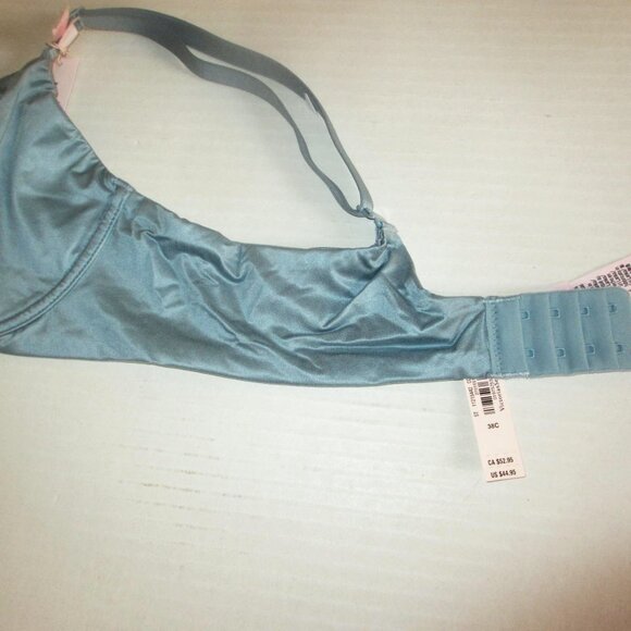 38C Victoria Secret Body by Victoria Invisible Lift Unlined Smooth Demi Bra Sage - Picture 5 of 8
